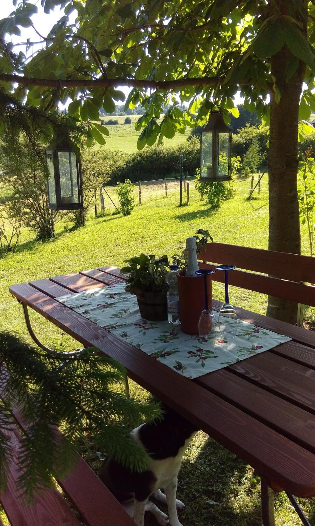 Ferienwohnung Am Hochrhoener Andenhausen Exteriér fotografie